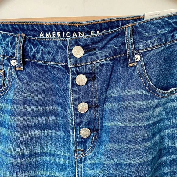 American Eagle Low-Rise Denim  Tomgirl Short - Picture 7 of 9